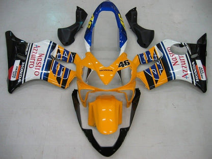 Honda CBR600 F4i Fairings (2004-2007) Dark Yellow Nastro Azzurro at KingsMotorcycleFairings.com