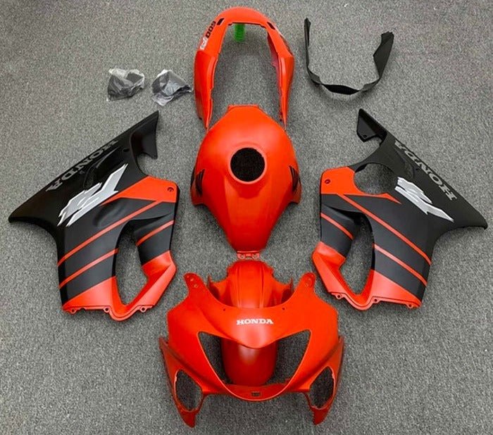 Honda CBR600F4i Fairings (2004-2007) Matte Red, Black at KingsMotorcycleFairings.com
