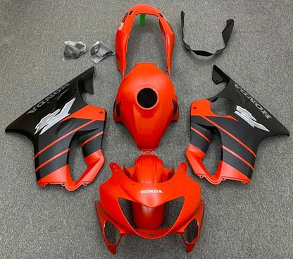 Honda CBR600 F4i Fairings (2004-2007) Matte Red, Black at KingsMotorcycleFairings.com