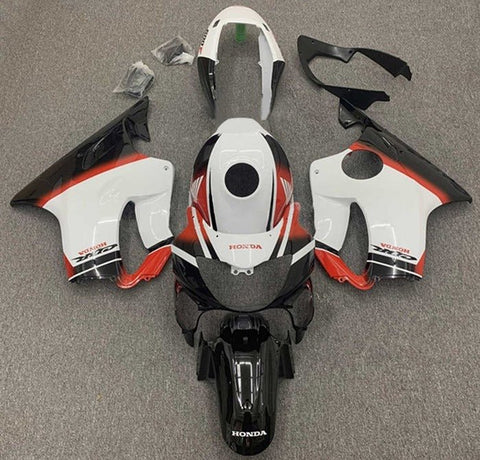 Honda CBR600F4i Fairings (2004-2007) White, Black, Red at KingsMotorcycleFairings.com
