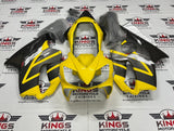 Honda CBR600F4i Fairings (2004-2007) Yellow, Silver at KingsMotorcycleFairings.com