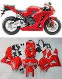 Honda CBR 600 Fairings (2013-2023) Red, Black at KingsMotorcycleFairings.com