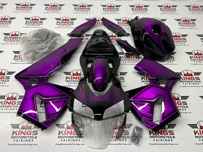 Honda CBR600RR Fairing Kit (2003-2004) Black, Purple Custom at KingsMotorcycleFairings.com