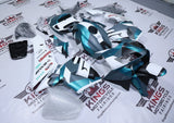 Honda CBR600RR Fairing Kit (2005-2006) Matte Green Camouflage at KingsMotorcycleFairings.com