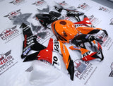 Honda CBR600RR Fairing Kit (2007-2008) Repsol Orange at KingsMotorcycleFairings.com