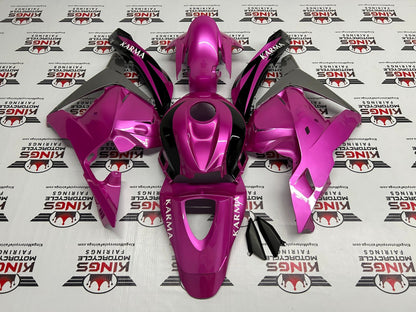 Honda CBR600RR Fairing Kit (2009-2012) Pink, Silver, Black Karma from KingsMotorcycleFairings.com