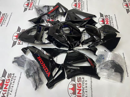 Honda CBR600RR Fairing Kit (2013-2023) Black Gloss, Red at KingsMotorcycleFairings.com