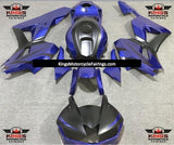 Honda CBR600RR Fairing Kit (2024-2025) Gloss Blue, Matte Black at KingsMotorcycleFairings.com
