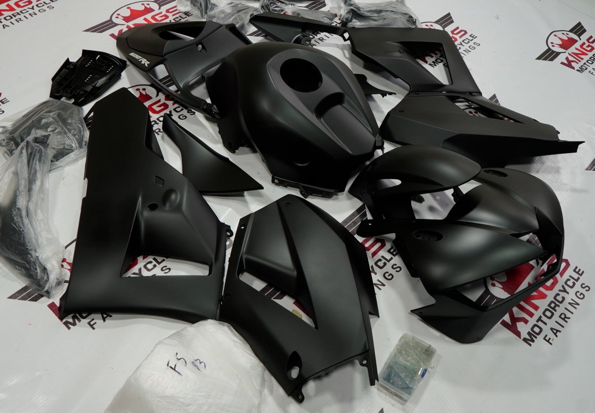 Honda CBR600RR Fairing Kit (2024-2025) Matte Black at KingsMotorcycleFairings.com