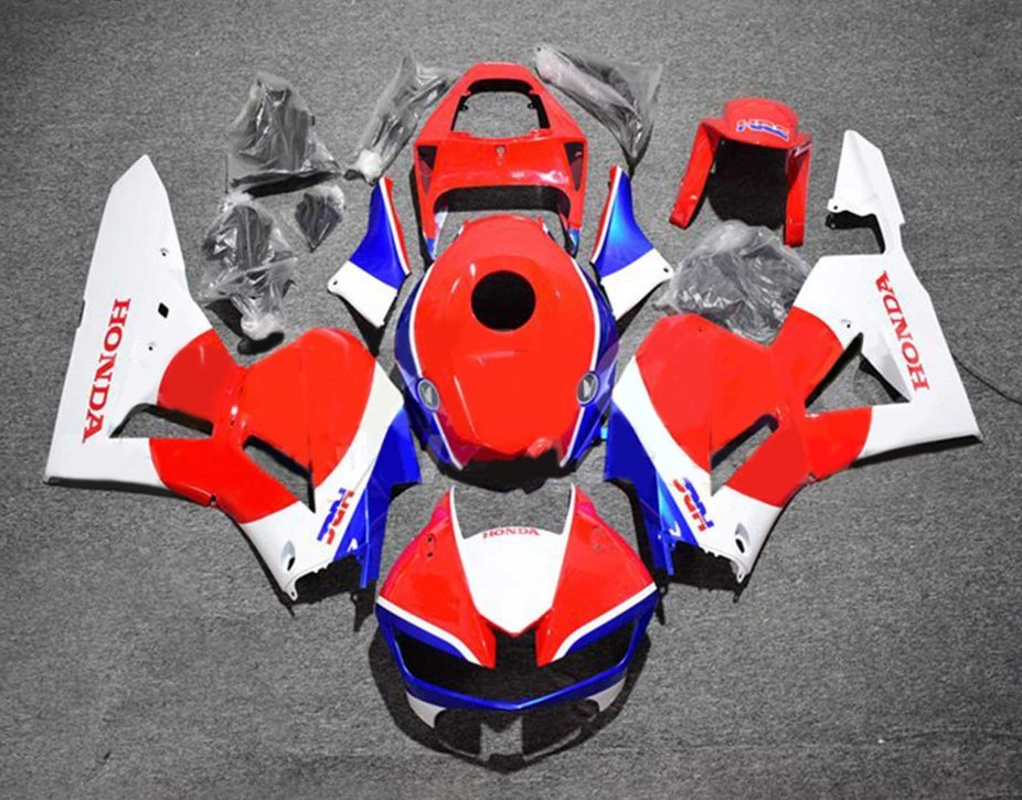 Honda CBR600RR Fairing Kit (2024-2025) Red, White, Blue HRC at KingsMotorcycleFairings.com