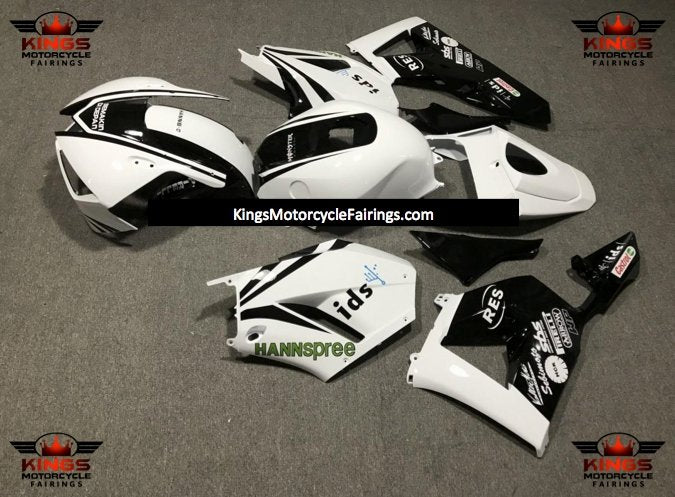 Honda CBR600RR Fairing Kit (2024-2025) White, Black HANNspree at KingsMotorcycleFairings.com