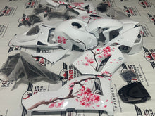 Honda CBR600RR Fairing Kit (2024-2025) White, Pink Flowers at KingsMotorcycleFairings.com