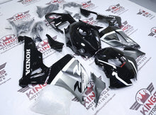 Honda CBR600RR Fairing Kit (2026) Black, Gray, White, Stripe from KingsMotorcycleFairings.com