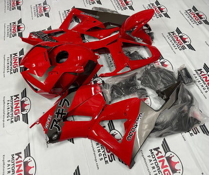 Honda CBR600RR Fairing Pieces (2024-2025) Red, Silver at KingsMotorcycleFairings.com