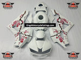 Honda CBR600RR Fairing Pieces (2024-2025) White, Pink Blossom at KingsMotorcycleFairings.com