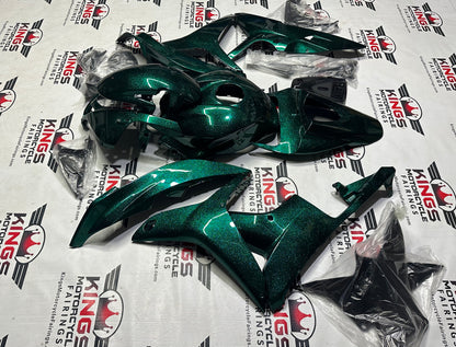 Honda CBR600RR Fairing Set (2007-2008) Green Metallic Pearl Flake at KingsMotorcycleFairings.com