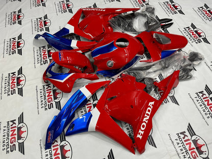 Honda CBR600RR Fairing Set (2009-2012) Red, Blue, White HRC at KingsMotorcycleFairings.com