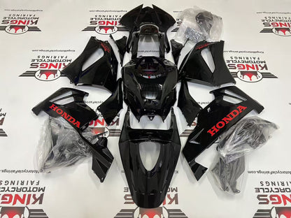 Honda CBR600RR Fairing Set (2013-2023) Black Gloss, Red at KingsMotorcycleFairings.com