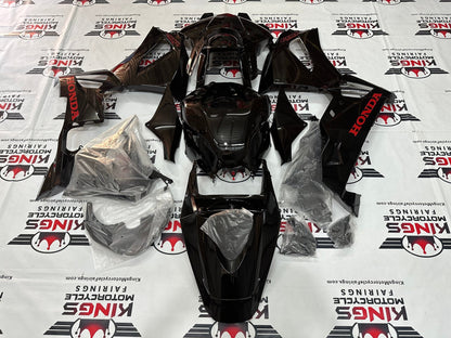 Honda CBR600RR Fairing Set (2024-2025) Gloss Black, Red at KingsMotorcycleFairings.com
