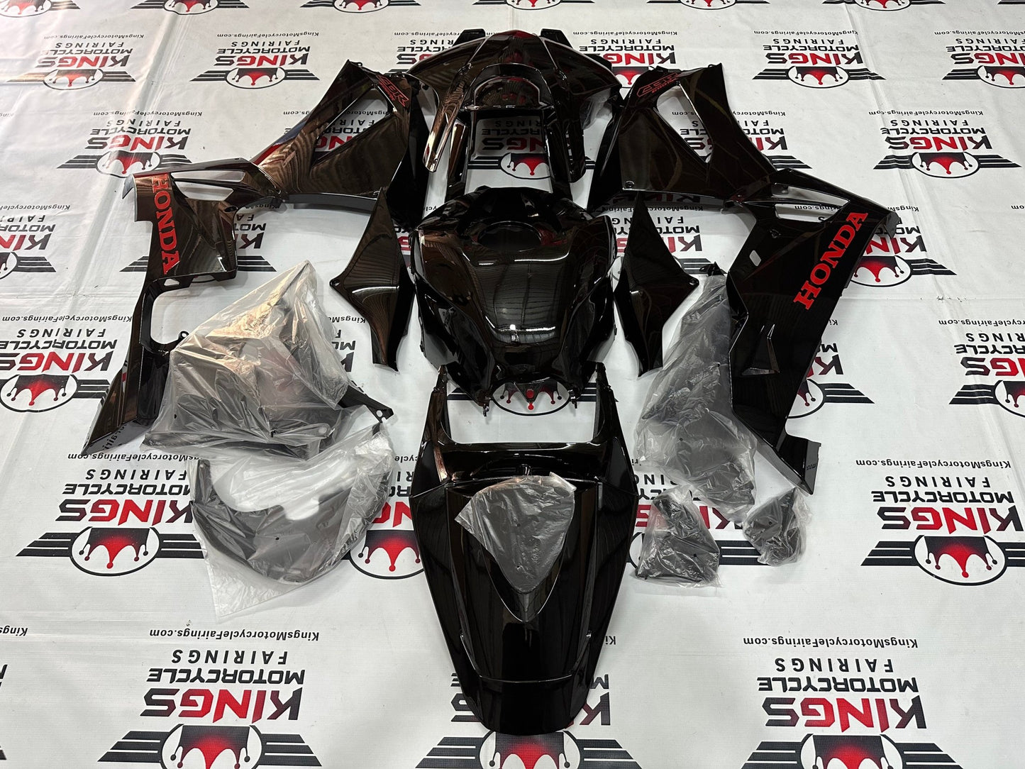 Honda CBR600RR Fairing Set (2026) Black, Red at KingsMotorcycleFairings.com