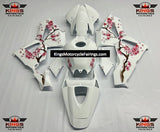 Honda CBR600RR Fairing Set (2026) White, Pink Blossom at KingsMotorcycleFairings.com
