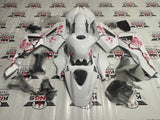 Honda CBR600RR Fairing Set (2026) White, Pink Flowers at KingsMotorcycleFairings.com