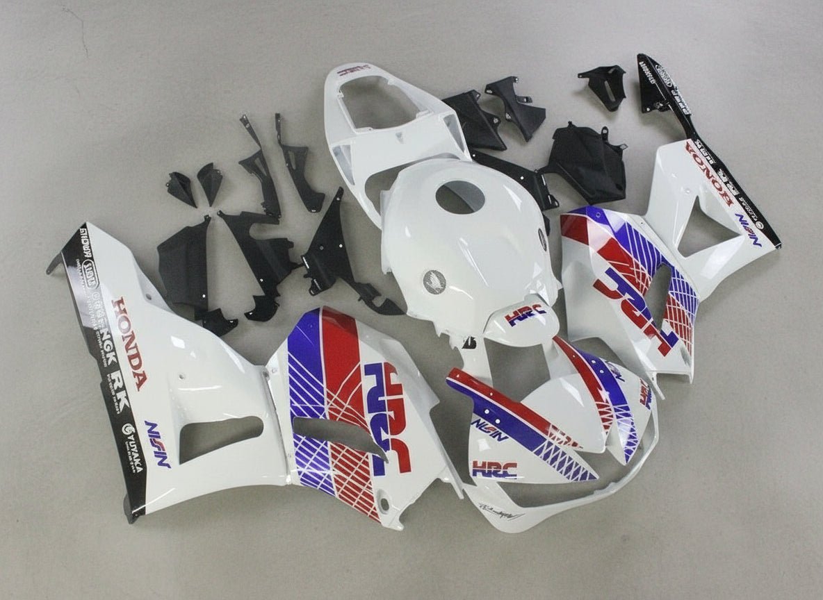 Honda CBR600RR Fairing Set (2026) White, Red, Blue HRC at KingsMotorcycleFairings.com