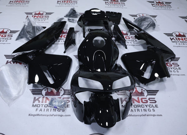 Honda CBR600RR Fairings (2003-2004) All Black from KingsMotorcycleFairings.com