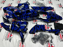 Honda CBR 600RR Fairings (2003-2004) Black, Blue Camouflage from KingsMotorcycleFairings.com