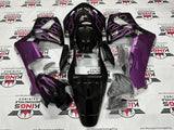 Honda CBR600RR Fairings (2003-2004) Black, Purple Fire at KingsMotorcycleFairings.com