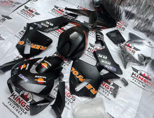 Honda CBR600RR Fairings (2003-2004) Matte Black, Orange, White Repsol from KingsMotorcycleFairings.com