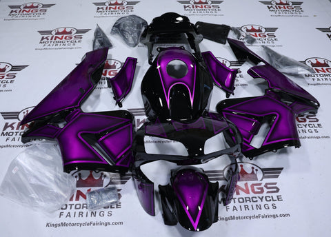 Honda CBR600RR Fairings (2003-2004) Purple, Black Custom from KingsMotorcycleFairings.com
