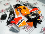 Honda CBR 600RR Fairings (2005-2006) Black, Orange, White Repsol at KingsMotorcycleFairings.com
