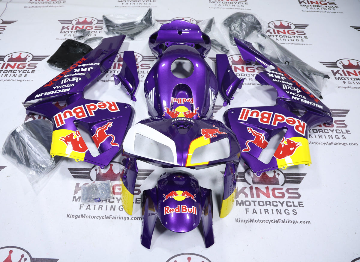 Honda CBR600RR Fairings (2005-2006) Purple, Yellow, RedBull at KingsMotorcycleFairings.com