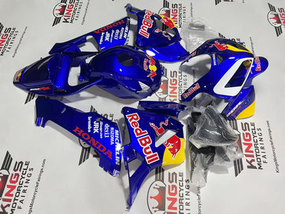 Honda CBR600RR Fairings (2005-2006) RedBull Blue, Yellow, White at KingsMotorcycleFairings.com
