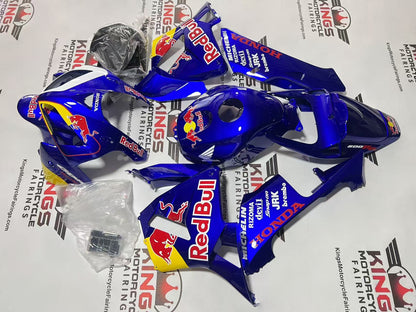 Honda CBR600RR Fairings (2005-2006) RedBull Blue, Yellow, White from KingsMotorcycleFairings.com