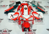 Honda CBR600RR Fairings (2005-2006) Red, White, Green from KingsMotorcycleFairings.com