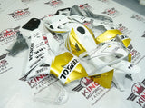 Honda CBR600RR Fairings (2005-2006) White, Gold, Black Repsol by KingsMotorcycleFairings.com