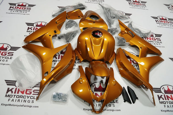 Honda CBR600RR Fairings (2007-2008) Gold Orange at KingsMotorcycleFairings.com