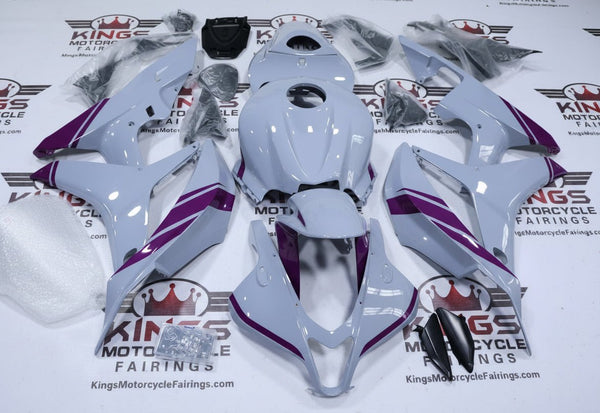 Honda CBR600RR Fairings (2007-2008) Gray, Purple from KingsMotorcycleFairings.com