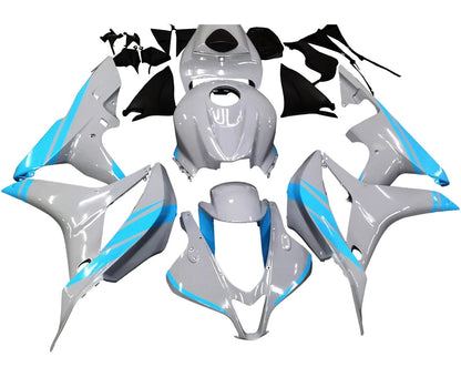 Honda CBR600RR Fairings (2007-2008) Nardo Gray, Light Blue at KingsMotorcycleFairings.com
