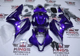 Honda CBR600RR Fairings (2007-2008) Purple Gloss, White at KingsMotorcycleFairings.com