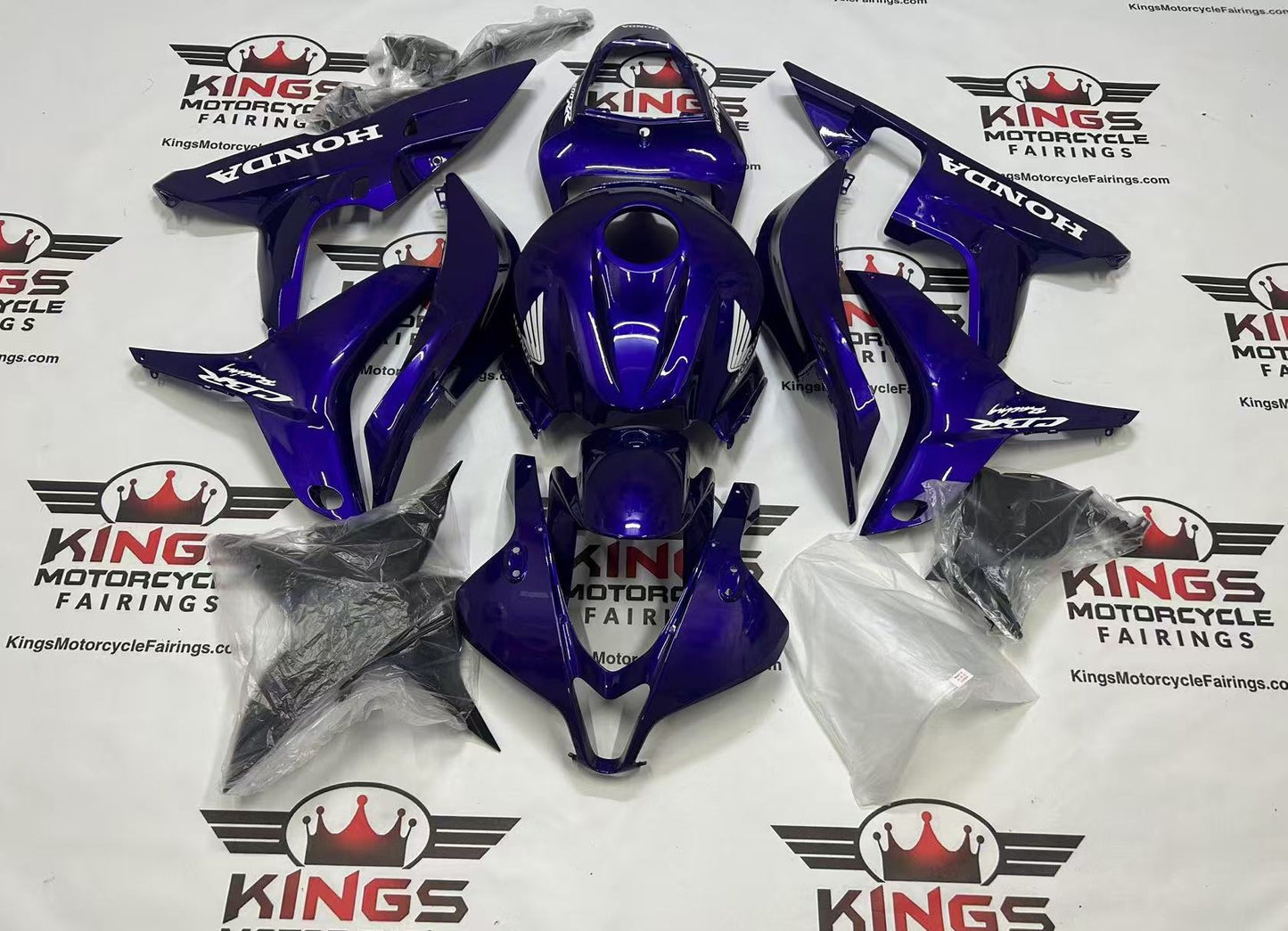 Fairings for Honda CBR600RR (2007-2008) Purple Violet, White from KingsMotorcycleFairings.com