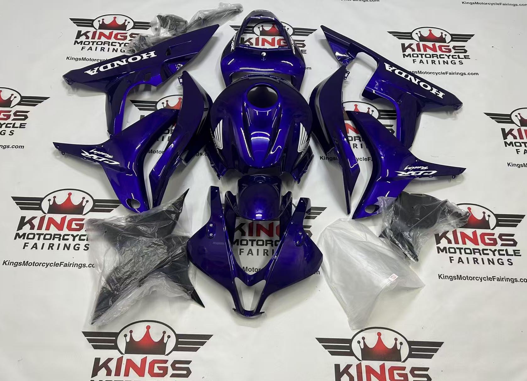 Fairings for Honda CBR600RR (2007-2008) Purple Violet, White from KingsMotorcycleFairings.com