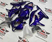 Honda CBR600RR Fairings (2007-2008) Purple Violet, White from KingsMotorcycleFairings.com