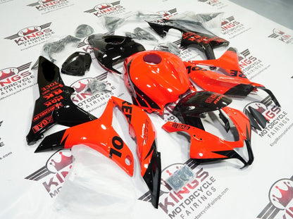 Honda CBR 600RR Fairings (2007-2008) Red, Black Repsol at KingsMotorcycleFairings.com