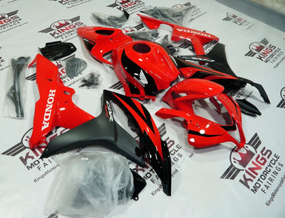 Honda CBR 600RR Fairings (2007-2008) Red, Black from KingsMotorcycleFairings.com