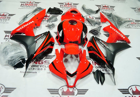 Honda CBR600RR Fairings (2007-2008) Red, Black at KingsMotorcycleFairings.com
