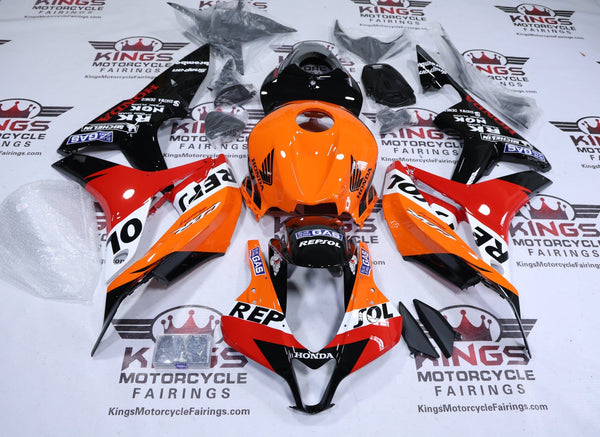 Honda CBR600RR Fairings (2007-2008) Repsol Orange at KingsMotorcycleFairings.com