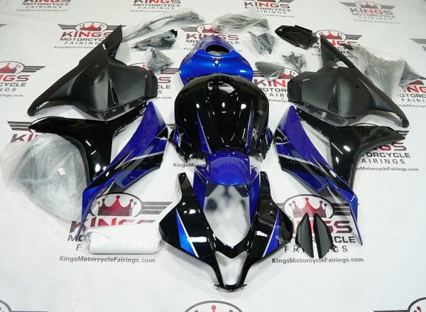 Honda CBR 600RR Fairings (2009-2012) Blue, Black, Matte Black, Silver at KingsMotorcycleFairings.com